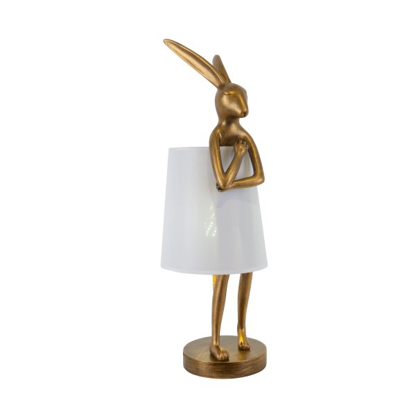 Lampa biurkowa Zajączek Haas M Złoty TL0107-M – Yaskr