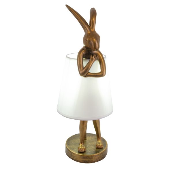 Lampa biurkowa Zajączek Haas S Złoty TL0107-S – Yaskr