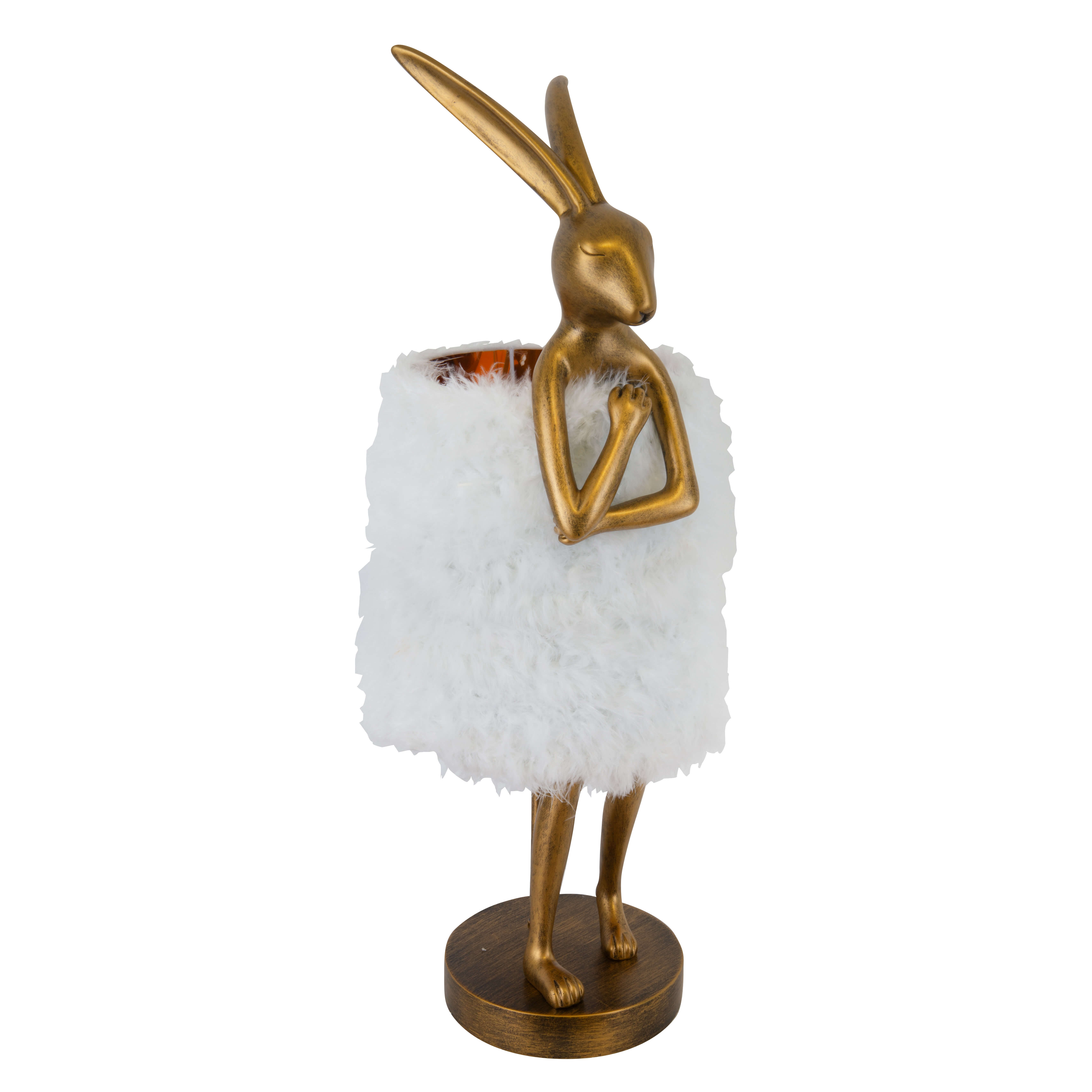 Lampa biurkowa Zajączek Flafi M Złoty TL0108-M – Yaskr - obrazek 4