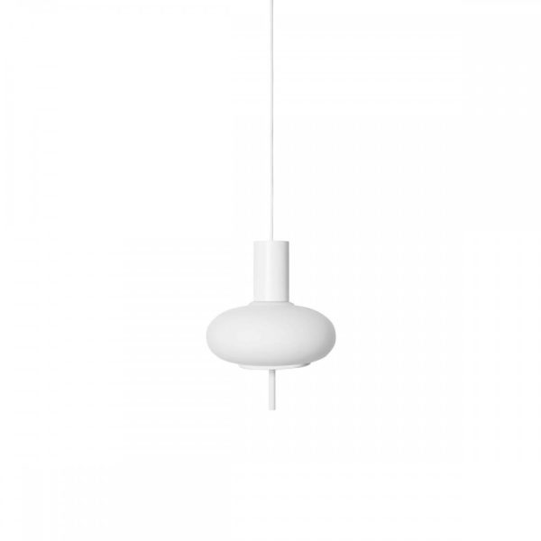 Lampa wisząca pojedyncza TORNI biała TOA111P0 - Ummo Lighting