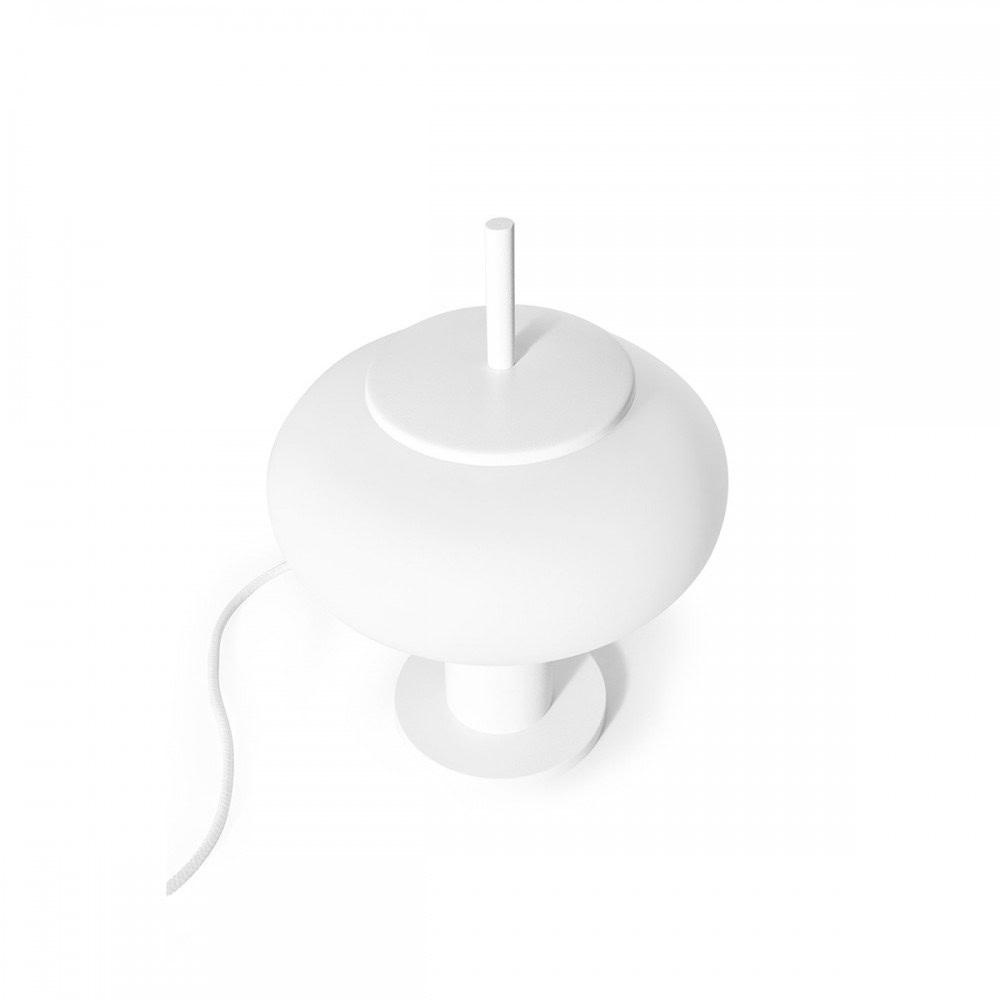 Lampa stołowa designerska TORNI biała TOS111P1 - Ummo Lighting - obrazek 4
