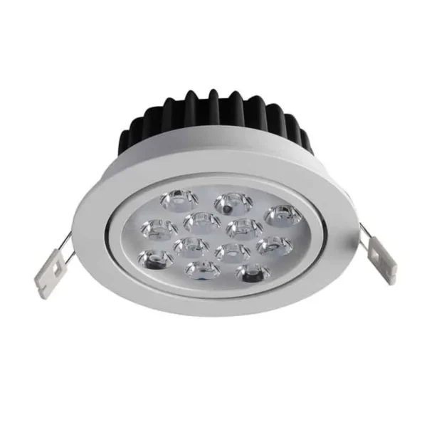 Oprawa wpuszczana okrągła PITCH TS04136A 12W 1200LM 3000K S.WH  - Italux