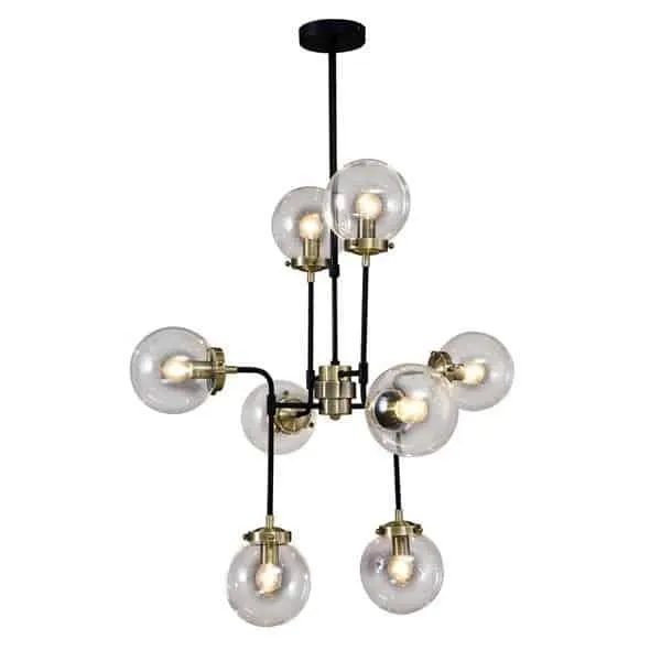 Lampa stylowa wisząca LOFT ODELIA V1009-8 - Italux