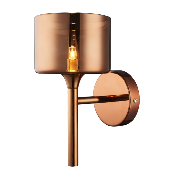 Kinkiet nowoczesny miedziany COPENHAGEN W01066CU – Cosmo Light