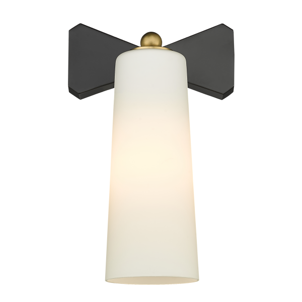 Kinkiet nowoczesny BOW czarny W01169BK - Cosmo Light