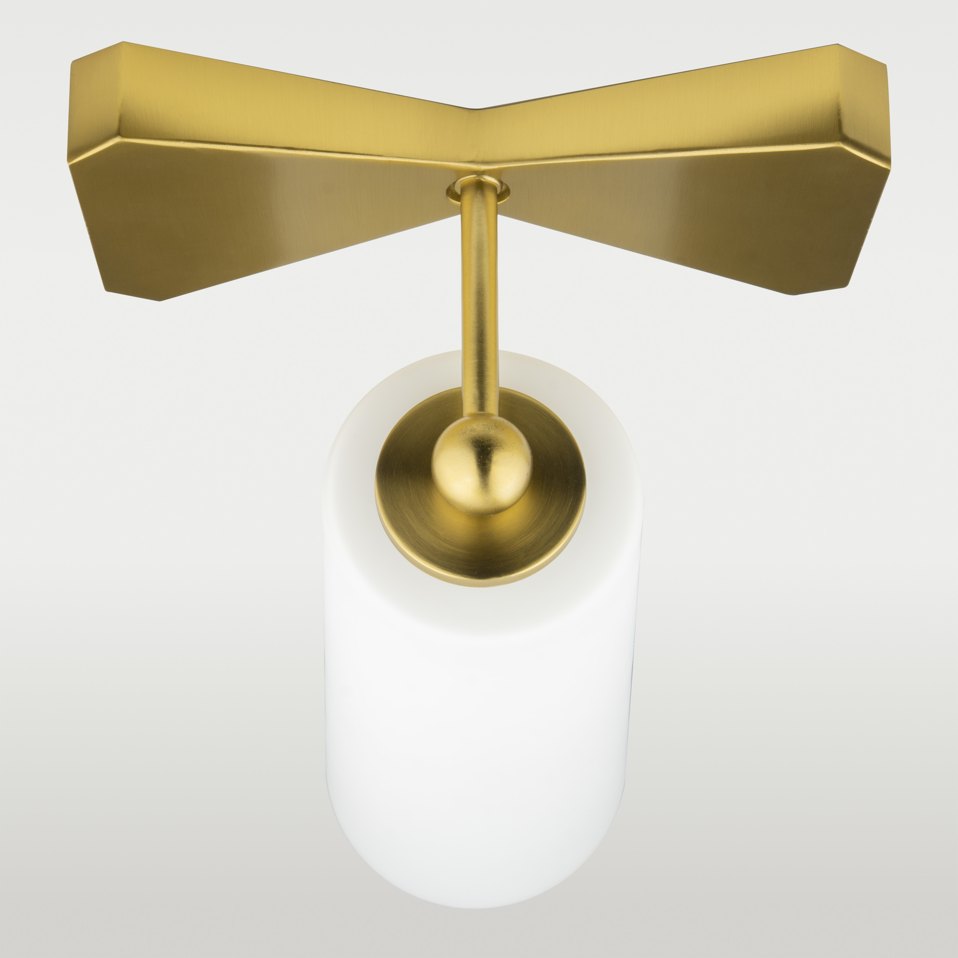 Kinkiet nowoczesny BOW mosiądz W01176BR - Cosmo Light - obrazek 3
