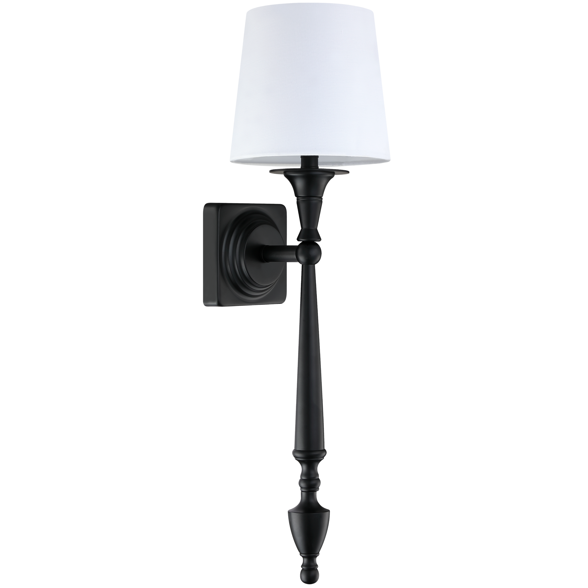 Kinkiet czarny AUSTIN W01296BK-WH - Cosmo Light - obrazek 3