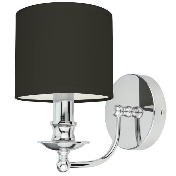 Kinkiet nowoczesny ABU DHABI W01397CH-BK - Cosmo Light