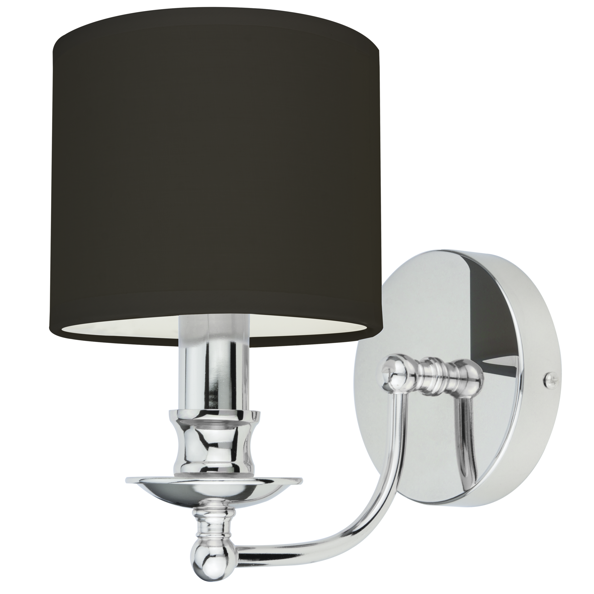 Kinkiet nowoczesny ABU DHABI W01397CH-BK - Cosmo Light