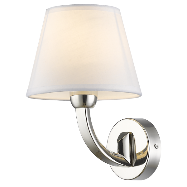 Kinkiet nowoczesny ATLANTA chrom W01827NI-WH - Cosmo Light