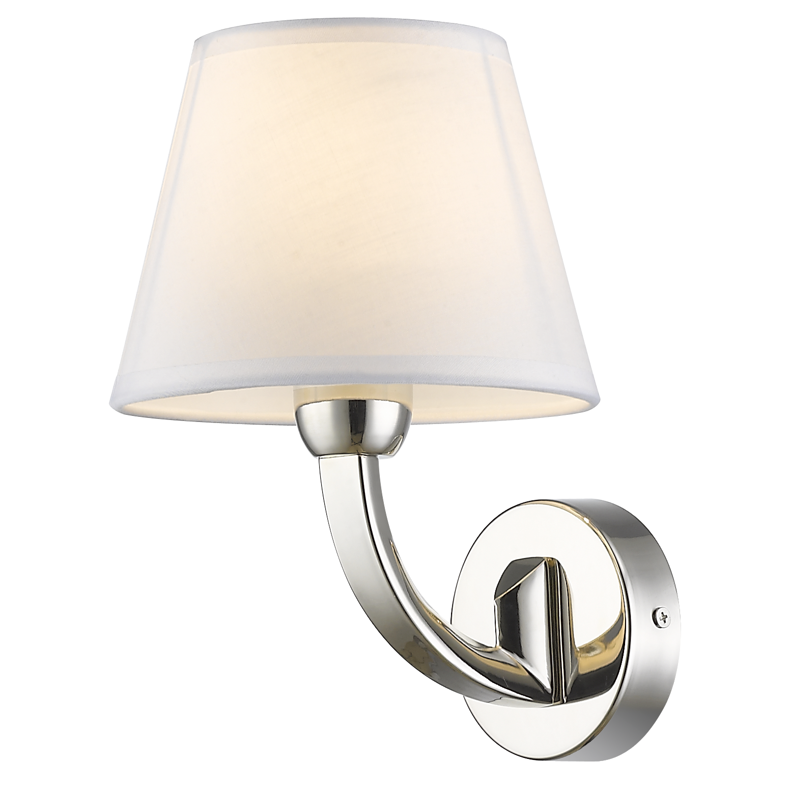 Kinkiet nowoczesny ATLANTA chrom W01827NI-WH - Cosmo Light