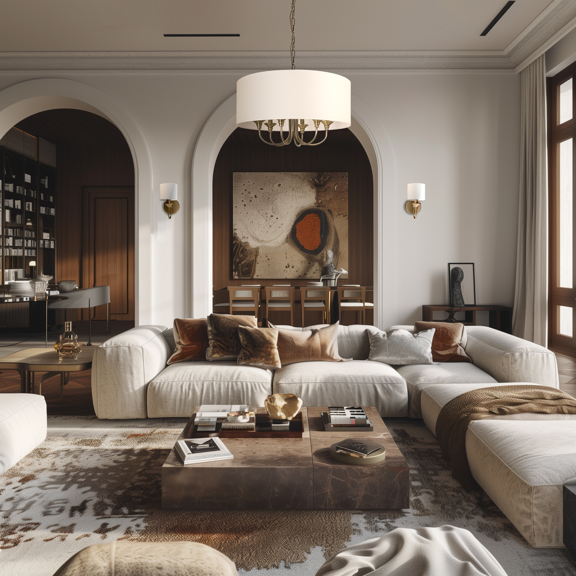 Kinkiet nowoczesny biały ABU DHABI - W01844BR-WH - Cosmo Light - obrazek 2