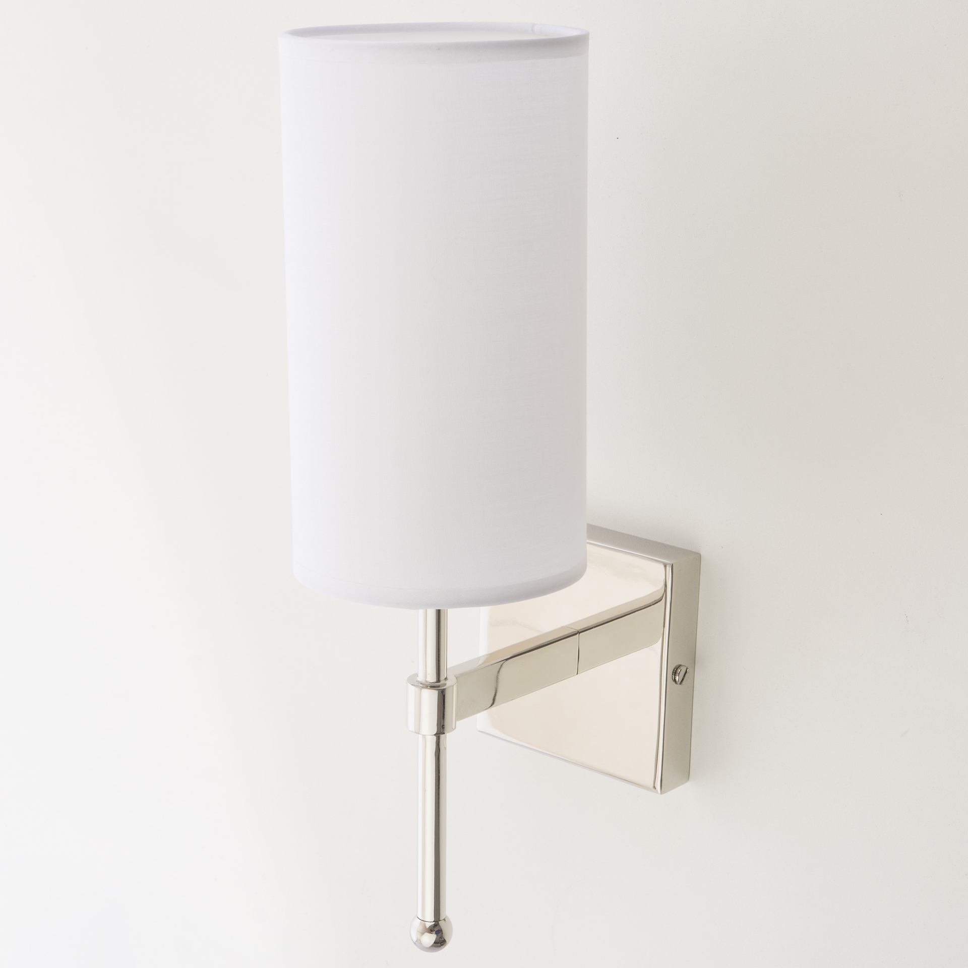 Kinkiet nowoczesny biały E14 DENVER W01987NI-WH – Cosmo Light - obrazek 2