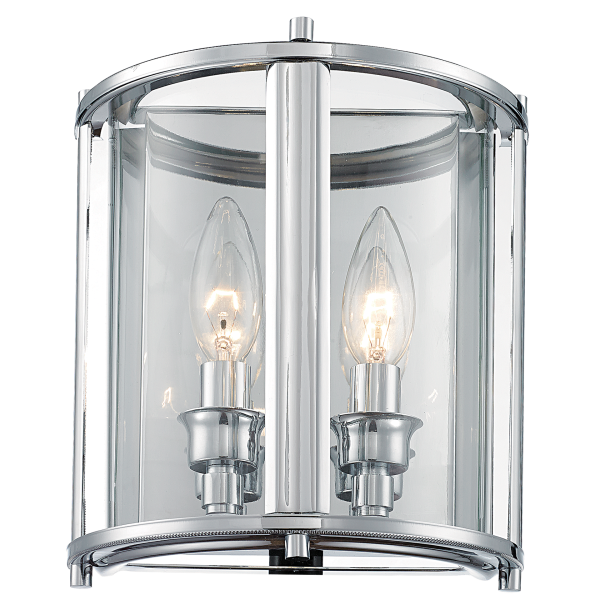 Kinkiet designerski srebrny NEW YORK W02899CH - Cosmo Light