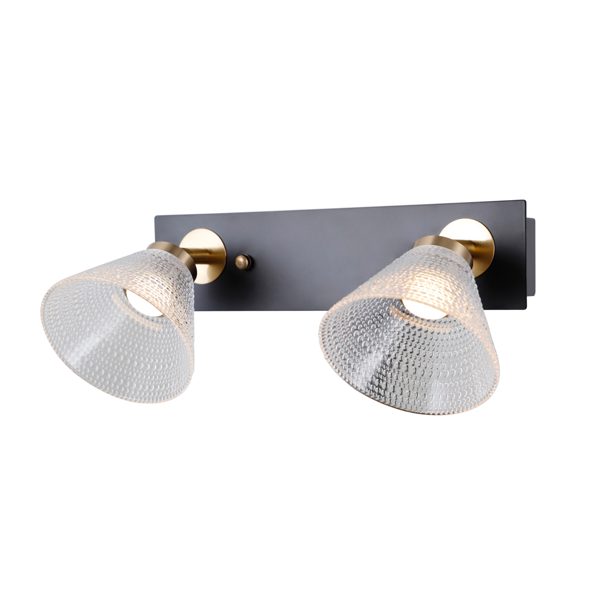 Kinkiet Orella WL-34393-2-BK-HBR - Italux - obrazek 3