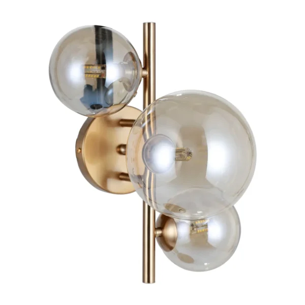 Lampa designerska ścienna Canello WL-406007-3-HBR- Italux