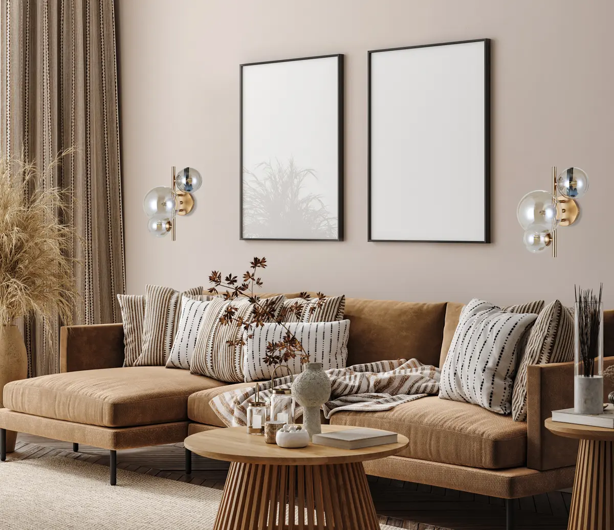 Lampa designerska ścienna Canello WL-406007-3-HBR- Italux - obrazek 2