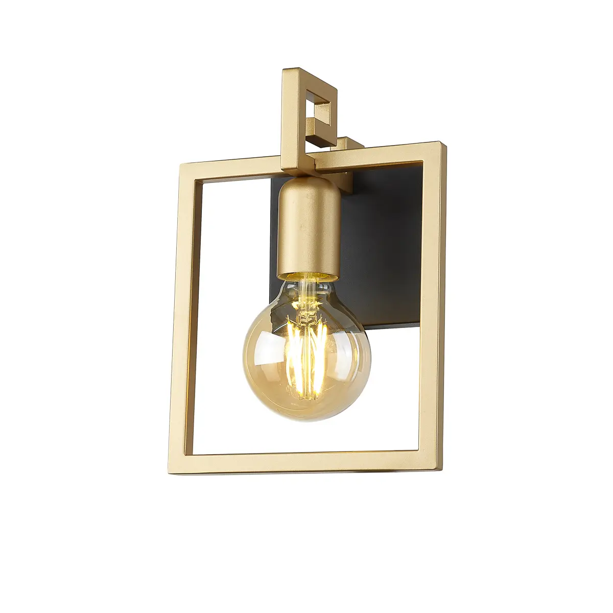 Kinkiet loft Primero WL-44003-1-BK-GD- Italux - obrazek 2