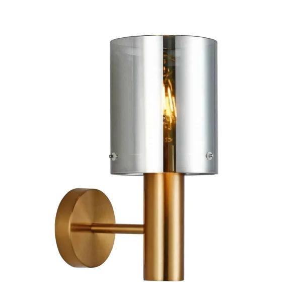Kinkiet nowoczesny SARDO WL-5581-1A-BRO+SG - Italux