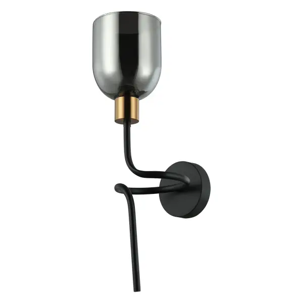 Kinkiet designerski Servio WL-66892-1A-BK-SG- Italux