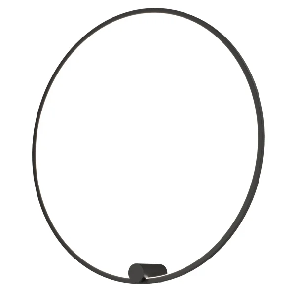 Kinkiet okrąg Ringa L 1xLED czarny WL0116-L-BK - Yaskr