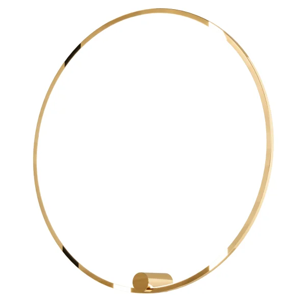 Kinkiet ścienny złoty LED RINGA WALL L WL0116-L-GD - Yaskr