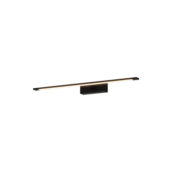 Kinkiet łazienkowy czarny IP44 ELGIDIA M WL0122-M-BK - Yaskr