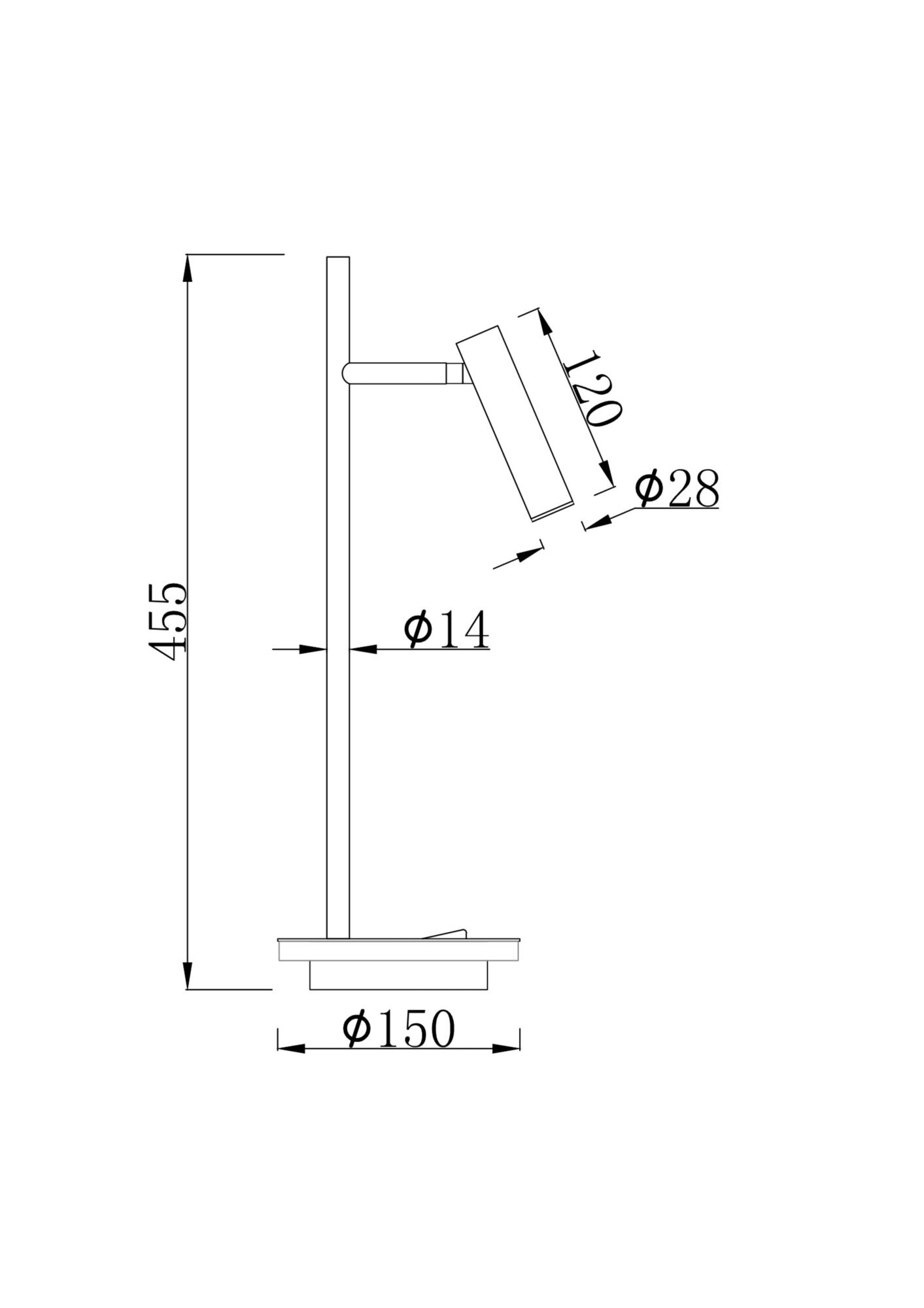 Lampa stołowa ESTUDO Z010TL-L8B3K - Maytoni - obrazek 4