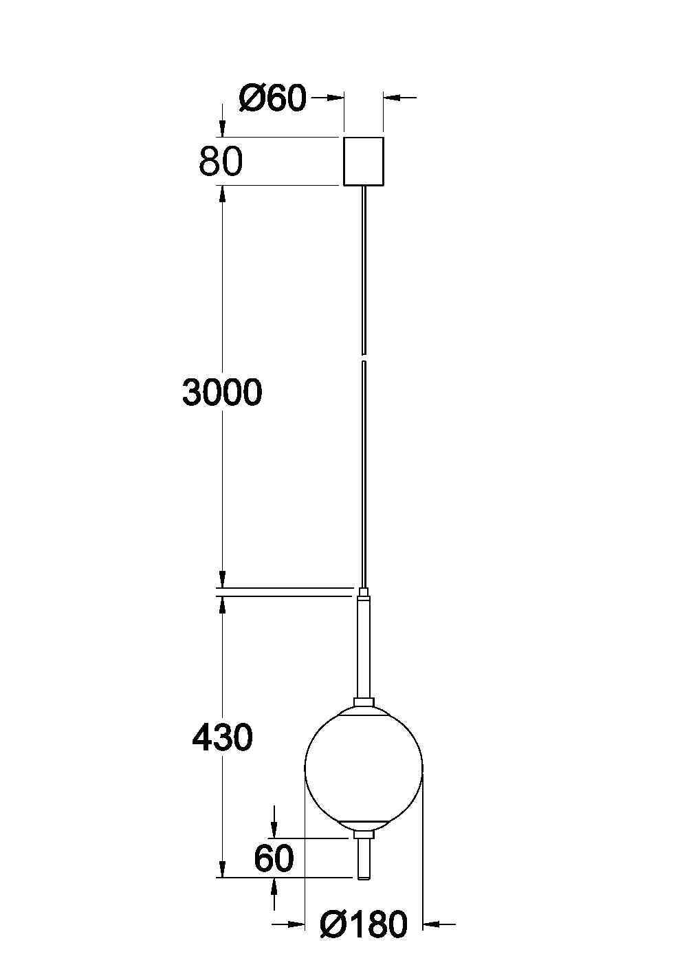 Lampa wisząca The Sixth Sense Z020PL-L6BS3K- Maytoni - obrazek 5