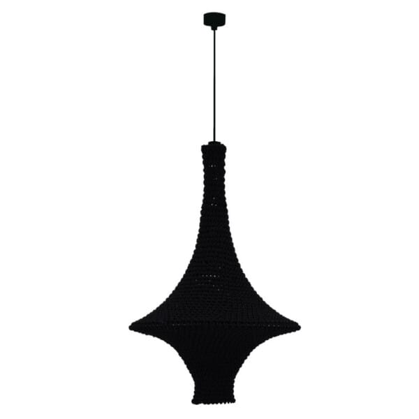 Lampa wisząca Alda L - Czarna (500 mm) 5113 - Antigo