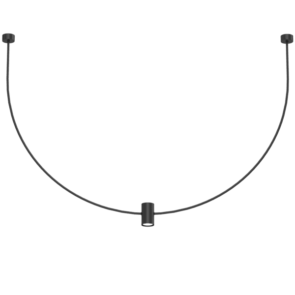 Lampa wisząca no. C - Czarna (1260 mm) 5089 - Antigo