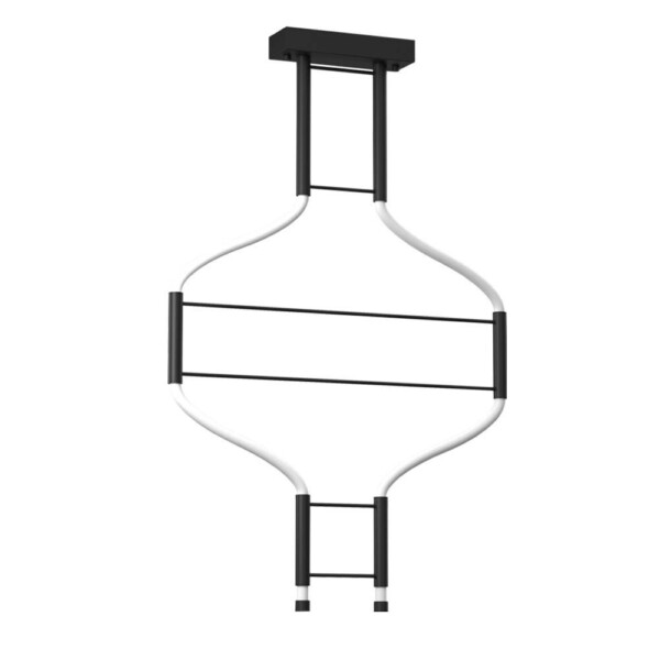 Lampa wisząca alha S 2 - Czarna (570 mm) 3000K 9052 - Antigo