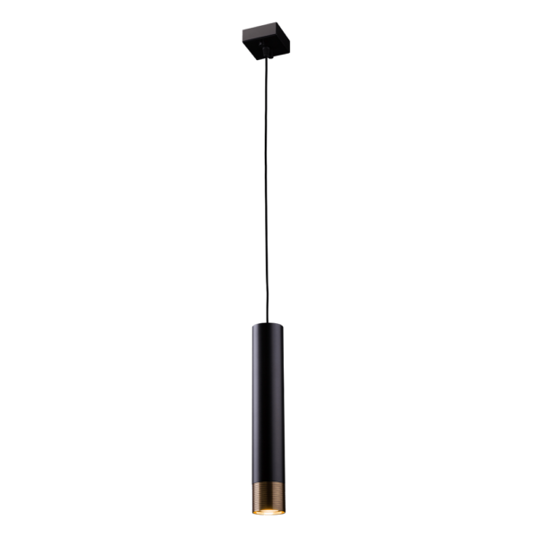 Lampa wisząca Eido 1 - Czarna-patyna mat (350 mm) 8256 - Antigo