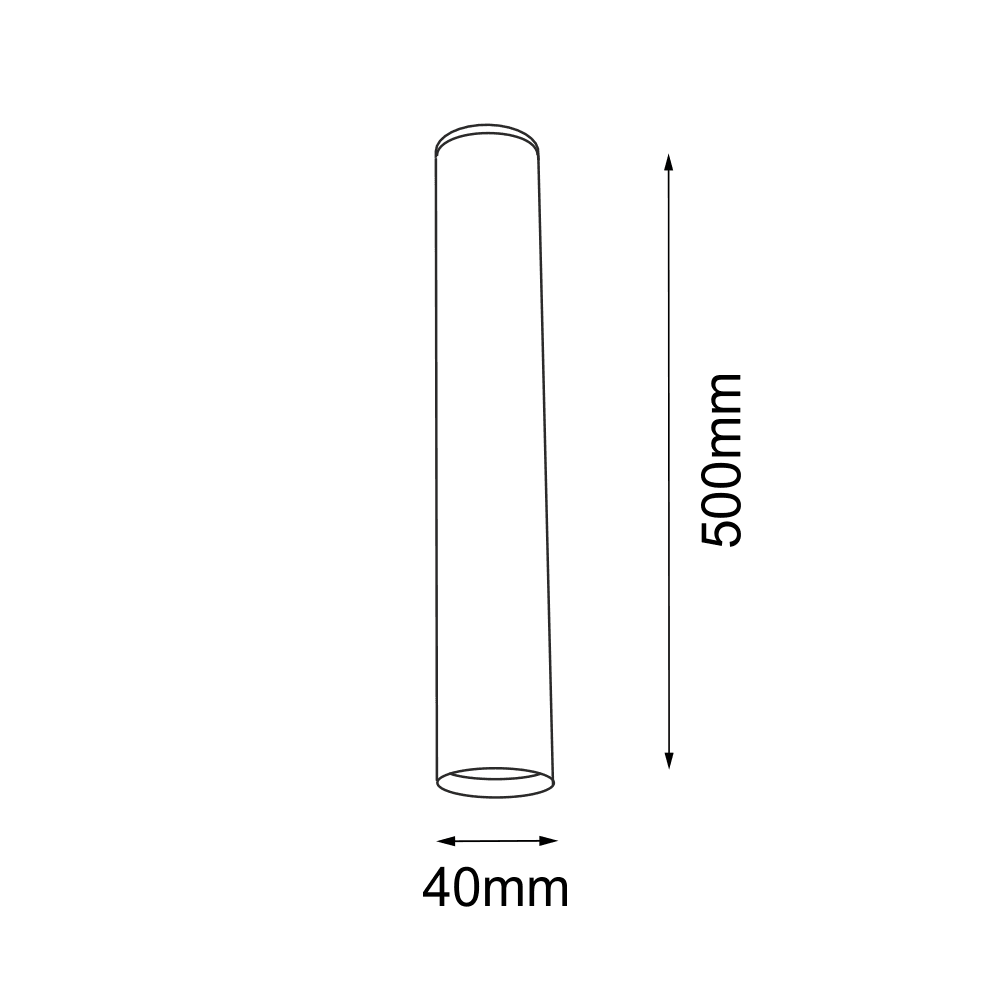 Plafon Yabu 50 - Czarny (500 mm) 1089 - Antigo - obrazek 2