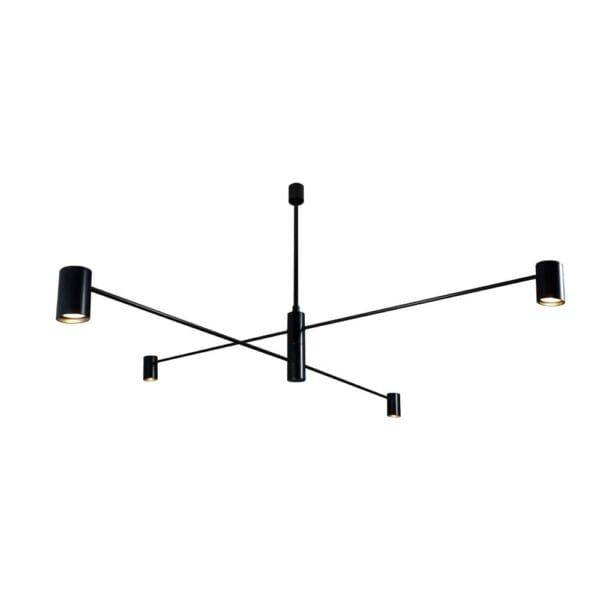 Lampa wisząca Dakata 4 - Czarna 5636 - Antigo