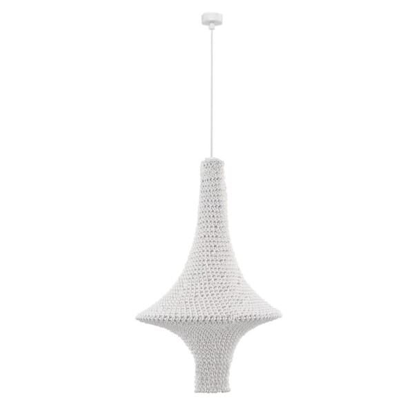 Lampa wisząca Alda M - Biała (420 mm) 5115 - Antigo