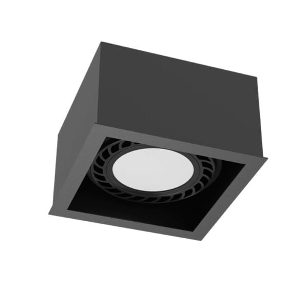 Plafon Cage out 1-1 - Czarny (85 mm) 1271 - Antigo