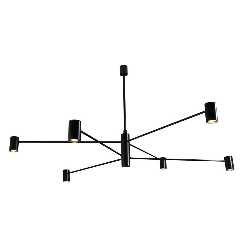 Lampa wisząca Dakata 6 - Czarna 5638 - Antigo
