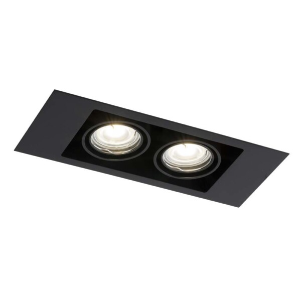 Lampa wpuszczana Ebino 2 - Czarna 3306 - Antigo