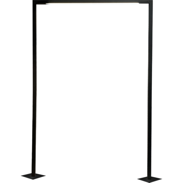 Lampa stojąca ogrodowa Taketa - Antracyt (2140 mm) 9931  - Antigo