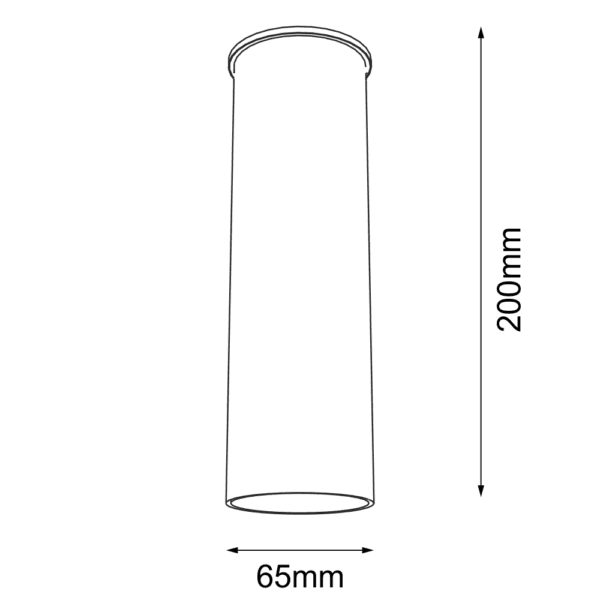 Lampa sufitowa nowoczesna Antigo ARIDA – szara, GU10 – 1110/GU10/SZ