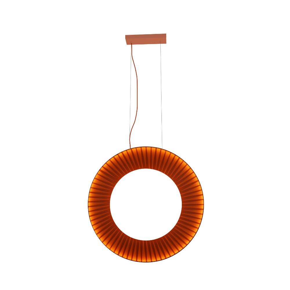Lampa wisząca NEXO Z2 czerwona terakota średnica 100 cm 4000K 5227 - Antigo