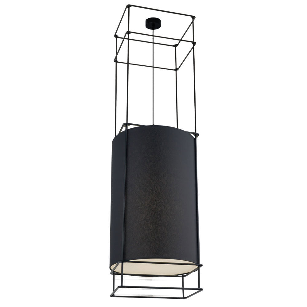 Lampa wisząca PAA - Czarna-czarny (400 mm) 9032 - Antigo