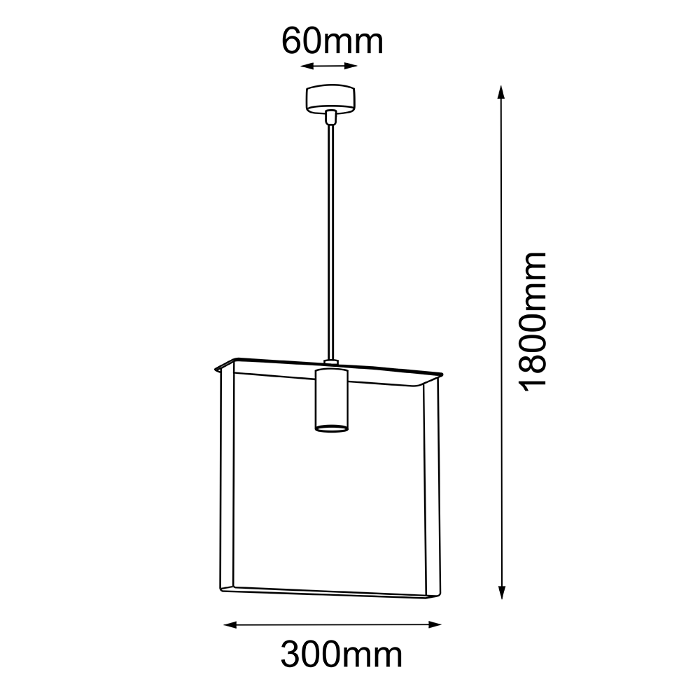 Lampa wisząca Ortiga 5 - Srebrny mat (300 mm) 5158 - Antigo - obrazek 2