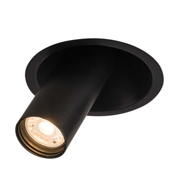Lampa wpuszczana Yakumo 2 - Czarna 7806 - Antigo