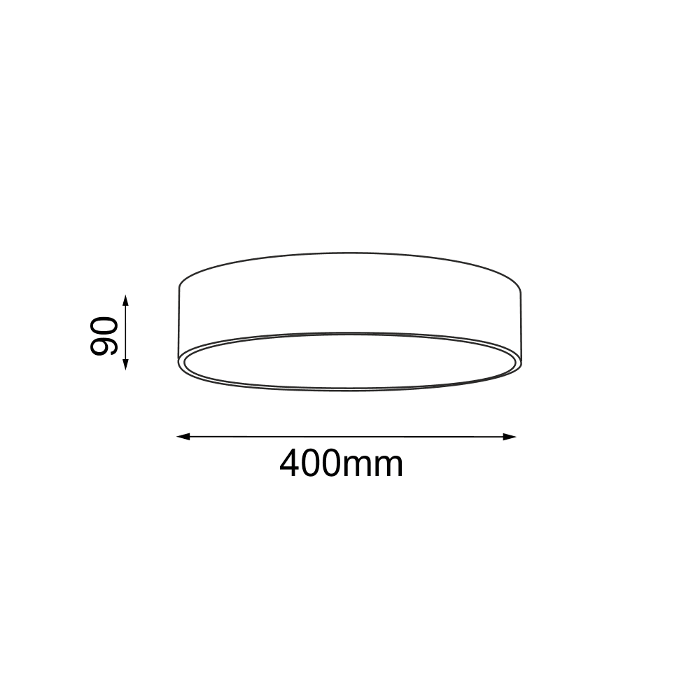 Plafon Sengo 40 - Złoty (90 mm) 1293 - Antigo - obrazek 2