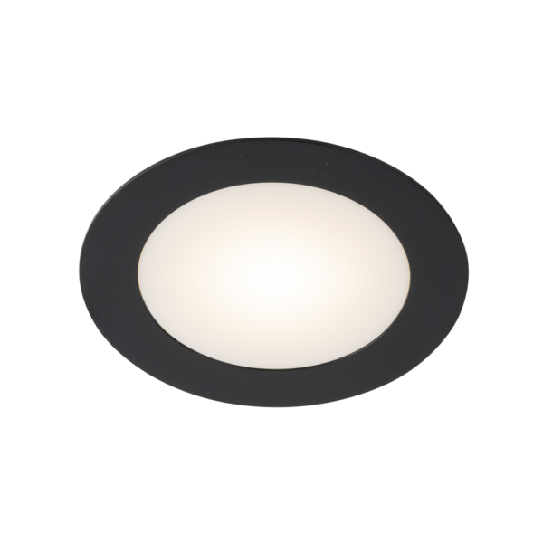 Lampa wpuszczana Tottori IL - Czarna (125 mm) IP44 4000K 8579 - Antigo