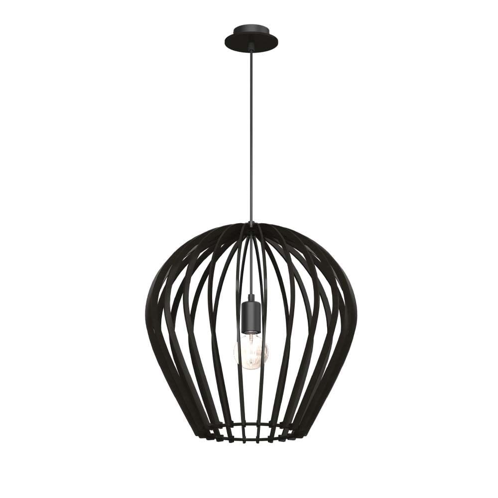 Lampa wisząca Bala - Czarna sklejka (460 mm) 5019 - Antigo