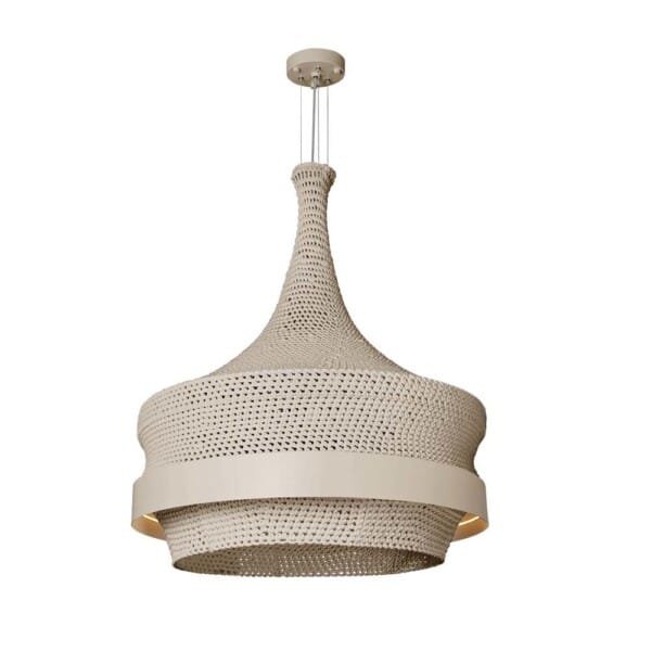 Lampa wisząca Dota O - Beżowa (800 mm) 3000K 5032 - Antigo