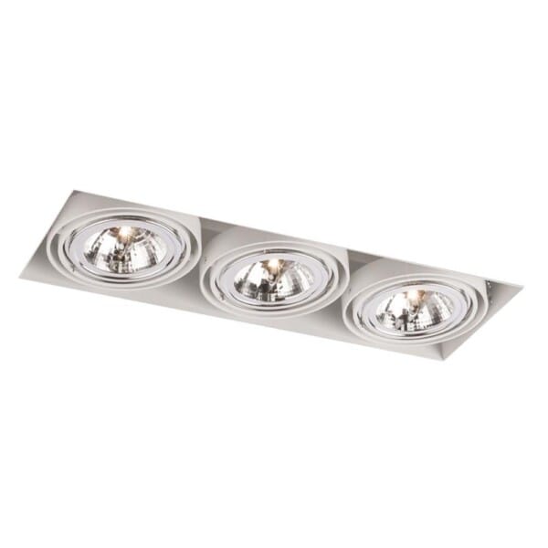 Lampa wpuszczana Komoro 3 - Biała 7334 - Antigo